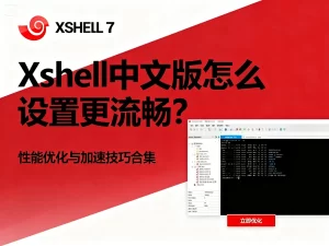 Xshell中文版怎么设置更流畅？性能优化与加速技巧合集？